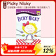 Penguin Group系列 All Aboard Reading：Picky Nicky 培珽推薦書(shū)單第1一階段繪本 分級閱讀讀物故事書(shū) 英文原版 綠山墻