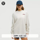 lululemon丨Heavyweight 女士高克重棉質(zhì)圓領(lǐng)長(cháng)袖 T 恤 LW3IA9S 骨白 S