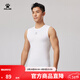 KELME /卡爾美無(wú)袖緊身衣男足球彈力背心夏季跑步透氣排汗訓練健身衣 白色 XL 180
