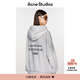 Acne Studios[12期免息]男女同款1996字母印花連帽運動(dòng)套頭衛衣 淺灰色 （建議女士選擇小一碼） XS -女 / XXS-男