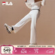 FILA 斐樂(lè )官方女士針織長(cháng)褲2026春季時(shí)尚簡(jiǎn)約基礎休閑YODAR褲微喇褲
