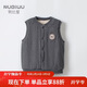 努比屋兒童保暖馬甲秋冬大童內穿夾棉背心女童加棉加厚校服神器男童坎肩