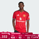 阿迪達斯（adidas）曼聯(lián)球衣 2025秋男舒適透氣運動(dòng)休閑短袖比賽服 JI7428 M