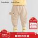 巴拉巴拉balaOne寶寶褲子長(cháng)褲2025冬加絨嬰兒pp褲保暖可愛(ài)萌208425108205