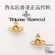VVIENNE WESTLOCK西太后耳釘NANO土星水鉆耳釘mini款女生禮物送女友生日高級感 金色