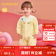 巴拉巴拉童裝嬰兒內著(zhù)連體衣寶寶衣服新生兒爬服2025年新款春裝兒童 淡黃31402 59cm