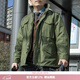 赫利肯戰地風(fēng)衣M65美式復古經(jīng)典工裝夾克 秋冬保暖防風(fēng)上衣外套含內膽 軍綠色（含內膽） M (高170-180cm 重150-170斤)