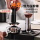 歐品緣咖啡沖擊粉錘咖啡升級款壓粉錘不銹鋼華夫格壓粉錘 黑51mm螺紋底
