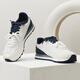 senma森馬官方正品男鞋2026馬年新款運動(dòng)鞋時(shí)尚休閑鞋情侶阿甘鞋增高鞋 SM8584-白藍 42