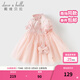 戴維貝拉（DAVE＆BELLA）兒童裙子夏裝新款女童新中式網(wǎng)紗裙中國風(fēng)女寶寶連衣裙公主裙 粉色【現貨】 110 cm（建議身高100-110cm）