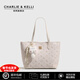 CHARLIE&KELLI包包女款2026年女士包托特包大容量單肩包凱蒂貓可愛(ài)通勤包禮物女 米白色【禮袋發(fā)貨 代寫(xiě)賀卡】