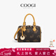 COOGI包包女款輕奢侈女士包手提斜跨包生日新年情人禮物送女友老婆 咖啡色