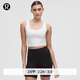 lululemon丨Wunder Train女士低圓領(lǐng)運動(dòng)背心 *羅紋速干 LW1EULS 白色 S /6