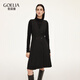 歌莉婭針織套裝女2026新款春季重要場(chǎng)合一整套巨好看兩件套裙1F1LAB0V0 50B灰黑色 S