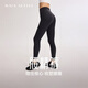 MAIA ACTIVE【虞書(shū)欣同款】腰精褲 收腹細腰高彈緊身瑜伽褲健身褲子九分褲女 9分口袋款-炭灰黑 L 【偏小,建議拍大一碼】