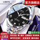 羅賓尼（LOBINNI）手表男士全自動(dòng)機械表進(jìn)口機芯商務(wù)十大品牌男表情人節禮物送男友 【90%客戶(hù)選擇】19082百搭銀黑鋼帶【送皮表帶】