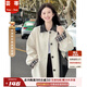 蕓蕁外套女2026新款韓系風(fēng)衣外套女春秋季小個(gè)子深秋休閑赫本風(fēng)感日系 米白色 M 105斤內