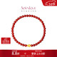 周大福SOINLOVE蜜粉金十里紅妝葫蘆福祿黃金玉髓手串VR1607禮物
