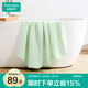 全棉時(shí)代浴巾純棉速吸易干六層素色水洗紗布浴巾淡翠綠80cm×140cm