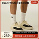 EQLZ義闊官方FAULT22低幫板鞋男款情侶美式風(fēng)板鞋帆布鞋撞色無(wú)中生有 鷺白/幽靈黑 42.5