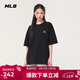 MLB男女短袖T恤潮流百搭純色休閑25秋季新款3ATSB5053-50BKS-XL