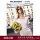 MAXRIENY【SGPR】浮影針織裙收腰連衣裙夏款波西米亞風(fēng)長(cháng)裙波嬉風(fēng)裙子 米白 S