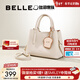 百麗包包女包商場(chǎng)質(zhì)感吐司系列單肩斜挎婚包手提包X7162CX4 米色 F