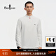 比音勒芬【超輕T】2026春季新款男士戶(hù)外運動(dòng)休閑通勤防曬立領(lǐng)長(cháng)袖T恤新年 08白色 XL （110）