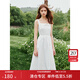 范思藍恩清新氣質(zhì)吊帶連衣裙女2024夏季新款無(wú)袖背心裙子12510 白色（無(wú)袖） M