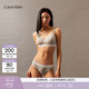 Calvin Klein內衣【女神節禮物】女士莫代爾混紡ck輕運動(dòng)無(wú)鋼圈軟支撐背心文胸 P7A-椰青灰 M