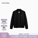 Calvin KleinJeans春秋男女情侶經(jīng)典商務(wù)通勤休閑ck挺括棒球領(lǐng)飛行員夾克外套 UB1-太空黑 2XL