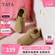 他她（TATA）復古勃肯鞋2025春CGW02AM5 黃棕 38