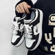 回力鞋子男款春夏2026新款百搭爆款情侶小白鞋潮男士休閑運動(dòng)板鞋 白黑色 42