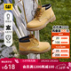 卡特（CAT）大黃靴馬丁靴女鞋輕戶(hù)外休閑牛皮女生中幫鞋P312361N3EDC25 黃色 36