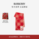 博柏利（BURBERRY）【新禧賀歲系列】張婧儀同款 格紋羊毛圍巾 紅色