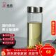 希諾（heenoor） 玻璃杯男士大容量單層透明加厚泡茶水杯商務(wù)便攜家用帶蓋杯子 本色460ml