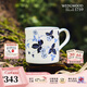 Wedgwood野草莓墨藍馬克杯高顏值骨瓷咖啡杯水杯家用杯子 野草莓墨藍馬克杯1個(gè)290ml