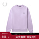 Fred Perry男士休閑衛衣24條紋袖邊圓領(lǐng)套頭麥穗M7535 PPX/紫色 M