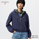 優(yōu)衣庫合作款/女裝防風(fēng)連帽短外套484022 69 藏青色 M