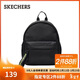 斯凱奇（Skechers）男女同款小型雙肩背包輕巧時(shí)尚書(shū)包休閑多功能旅行背包L323U160