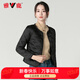 雅鹿輕暖羽絨服女春季新款韓版時(shí)尚修身顯瘦百搭內膽外套AS 黑色 175/2XL