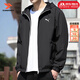 彪馬（PUMA）官方夾克男裝 26春新款運動(dòng)服網(wǎng)襯內里跑步休閑寬松舒適防風(fēng)外套 【主推款】?jì)壤锞W(wǎng)襯/梭織夾克 M 175 【推薦體重120-140斤】