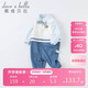 戴維貝拉（DAVE＆BELLA）嬰兒衣服男寶寶連體衣新生兒洋氣爬服2024秋裝外出哈衣