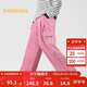 巴拉巴拉童裝女童褲子兒童牛仔褲2025款春愛(ài)心口袋長(cháng)褲直筒褲208125108003