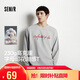 森馬（Semir）王安宇同款|長(cháng)袖T恤男純棉打底衫字母t25秋印花內搭109725101204