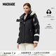 MACKAGE【新年】女士 CYRAH 拼接加厚保暖防寒修身羽絨服外套上衣 黑色 M