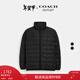 蔻馳（COACH）【新年禮物】奧萊男士輕便型冬季戶(hù)外羽絨服外套保暖夾克保暖 黑色 M