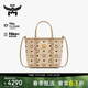 MCM TONI迷你托特包菜籃子單肩斜挎包米色