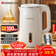 志高（CHIGO）【熱銷(xiāo)百萬(wàn)+】燒水壺電熱水壺電水壺雙層防燙1.8L大容量家用燒水壺304不銹鋼內膽大功率快速燒水