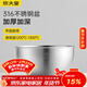 炊大皇316不銹鋼盆料理盆加厚加深洗菜盆和面盆打蛋沙拉盆廚房家用 16cm